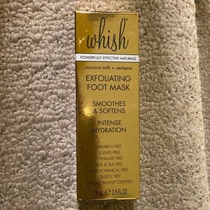 Whish Exfoliating Foot Mask - new in box